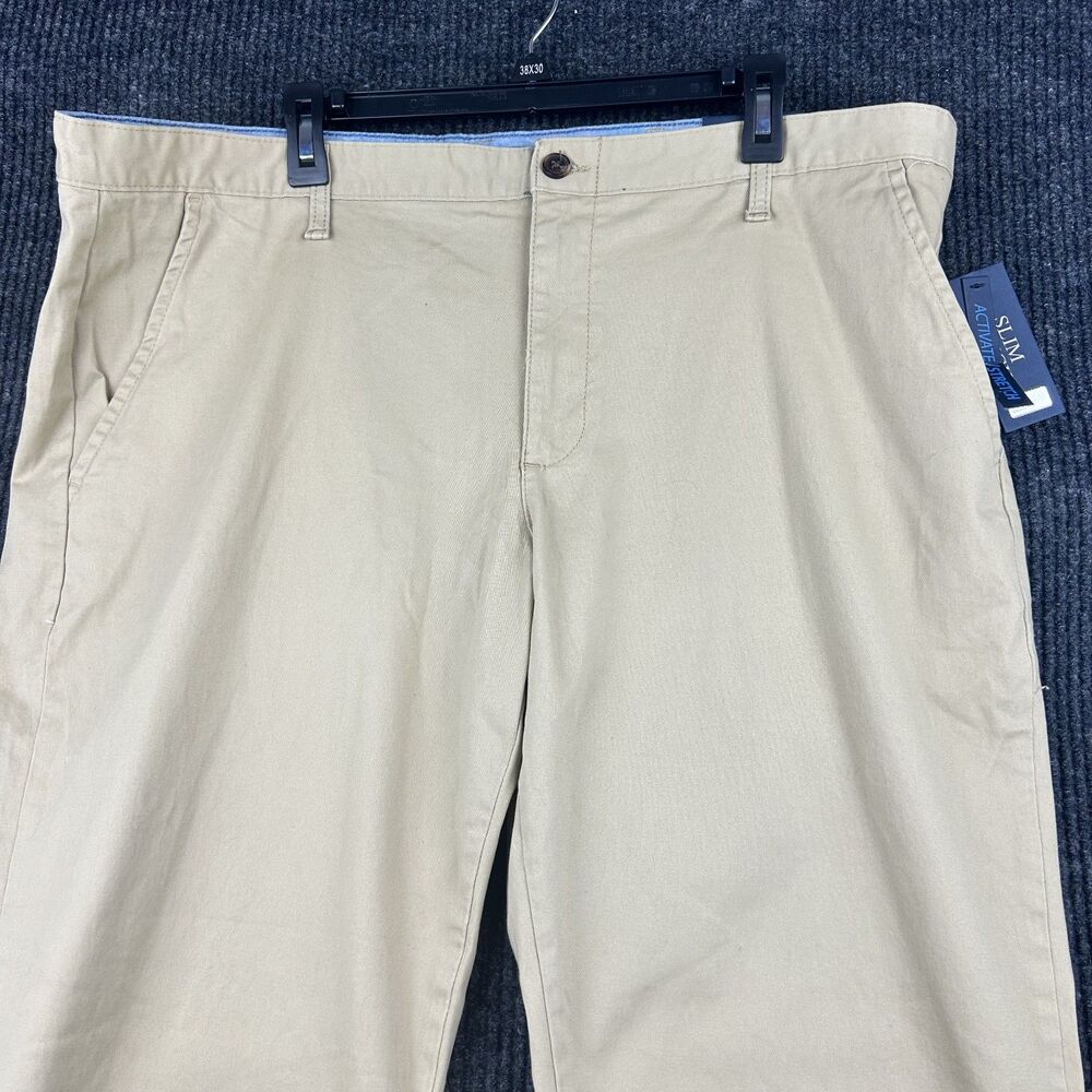 NWT U.S. Polo Assn. Khaki Stretch Straight Men's Chino Pants Size 40/32